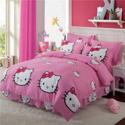 91家纺网 家纺一手货源 找家纺 （总）八十八号家纺 全棉床裙四件套