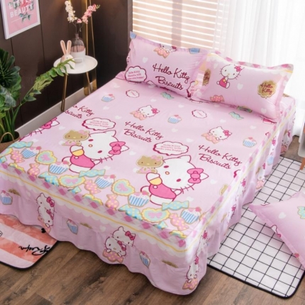 91家纺网 家纺一手货源 找家纺 （总）八十八家纺  2021新款全棉单层款单品床裙