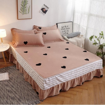 91家纺网 家纺一手货源 找家纺 （总）八十八家纺  2021新款全棉单层款单品床裙