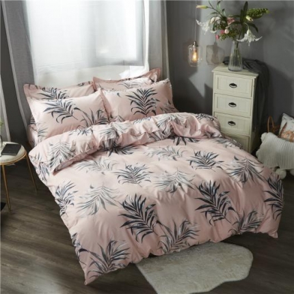 91家纺网 家纺一手货源 找家纺 （总）八十八家纺 2019活性芦荟棉磨毛床笠四件套