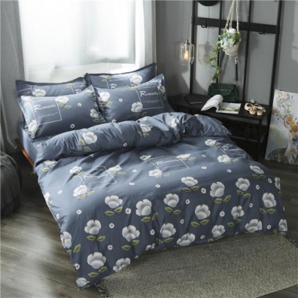 91家纺网 家纺一手货源 找家纺 （总）八十八家纺 2019活性芦荟棉磨毛床笠四件套