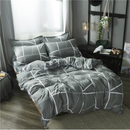 91家纺网 家纺一手货源 找家纺 （总）八十八家纺 2019活性芦荟棉磨毛床笠四件套