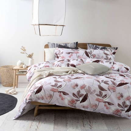 91家纺网 家纺一手货源 找家纺 太古汇家居  60长绒棉（印花）四件套 吉娜TGH026