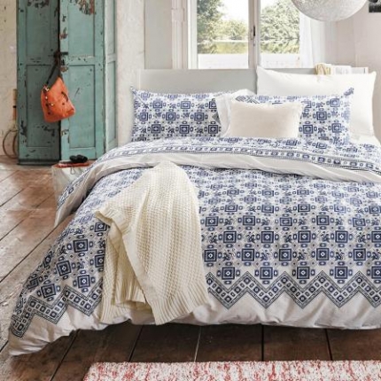 91家纺网 家纺一手货源 找家纺 太古汇家居  60长绒棉（印花）四件套 塔罗TGH004