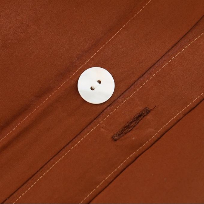 91家纺网 家纺一手货源 找家纺 太古汇  60长绒棉（纯色）四件套 爱马仕-桔TGH011C