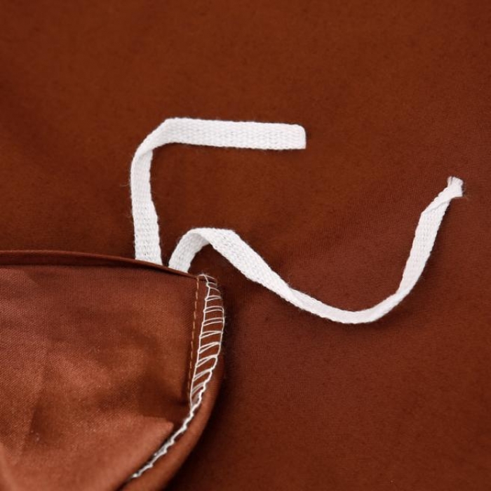 91家纺网 家纺一手货源 找家纺 太古汇  60长绒棉（纯色）四件套 爱马仕-桔TGH011C