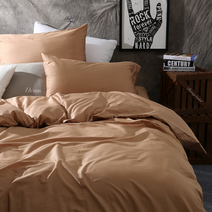 91家纺网 家纺一手货源 找家纺 太古汇 60长绒棉（纯色）四件套 奥斯丁-黄TGH022C