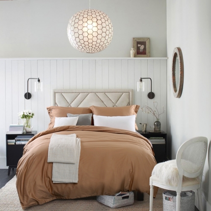 太古汇 60长绒棉（纯色）四件套 奥斯丁-黄TGH022C