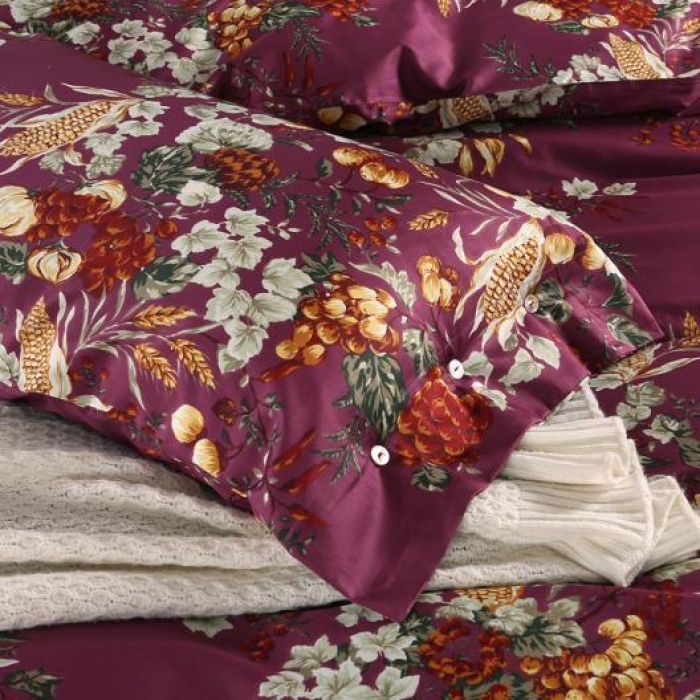 91家纺网 家纺一手货源 找家纺 太古汇家居  60长绒棉（印花）四件套 艾米莉TGH012