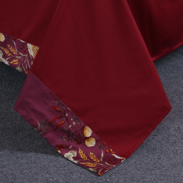 91家纺网 家纺一手货源 找家纺 太古汇家居  60长绒棉（印花）四件套 艾米莉TGH012