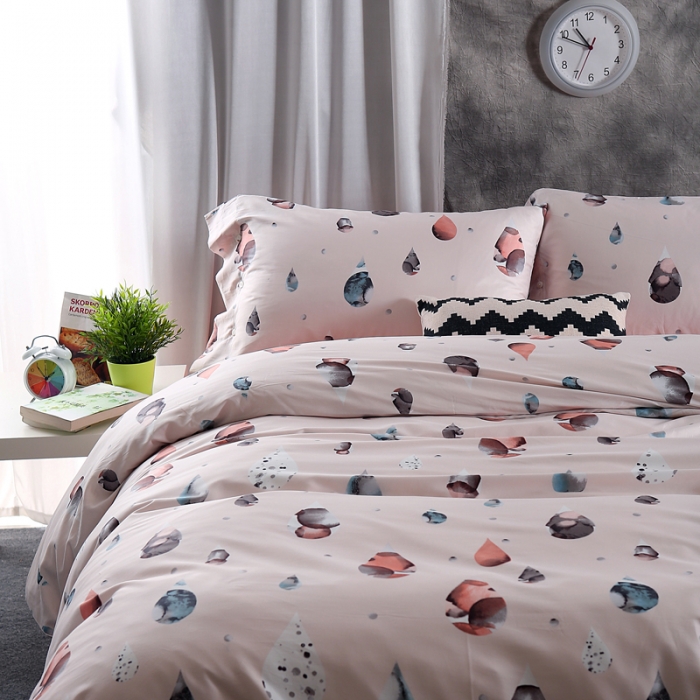 91家纺网 家纺一手货源 找家纺 太古汇家居  60长绒棉（印花）四件套 安妮TGT021