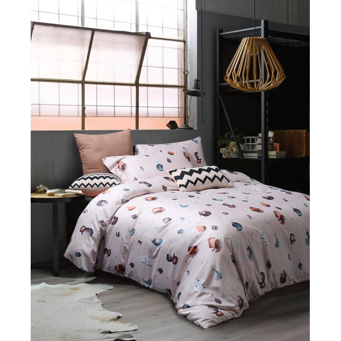 91家纺网 家纺一手货源 找家纺 太古汇家居  60长绒棉（印花）四件套 安妮TGT021