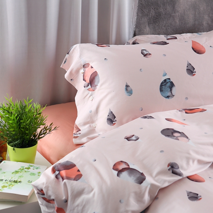 91家纺网 家纺一手货源 找家纺 太古汇家居  60长绒棉（印花）四件套 安妮TGT021