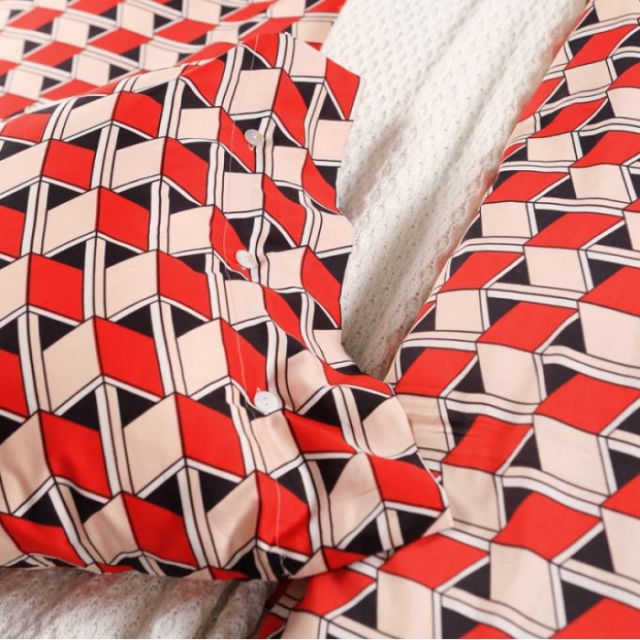 91家纺网 家纺一手货源 找家纺 太古汇家居  60长绒棉（印花）四件套 奥格TGH002