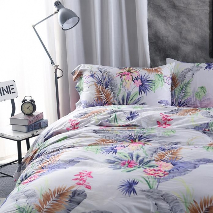 91家纺网 家纺一手货源 找家纺 太古汇家居  60长绒棉（印花）四件套 芬妮TGH019