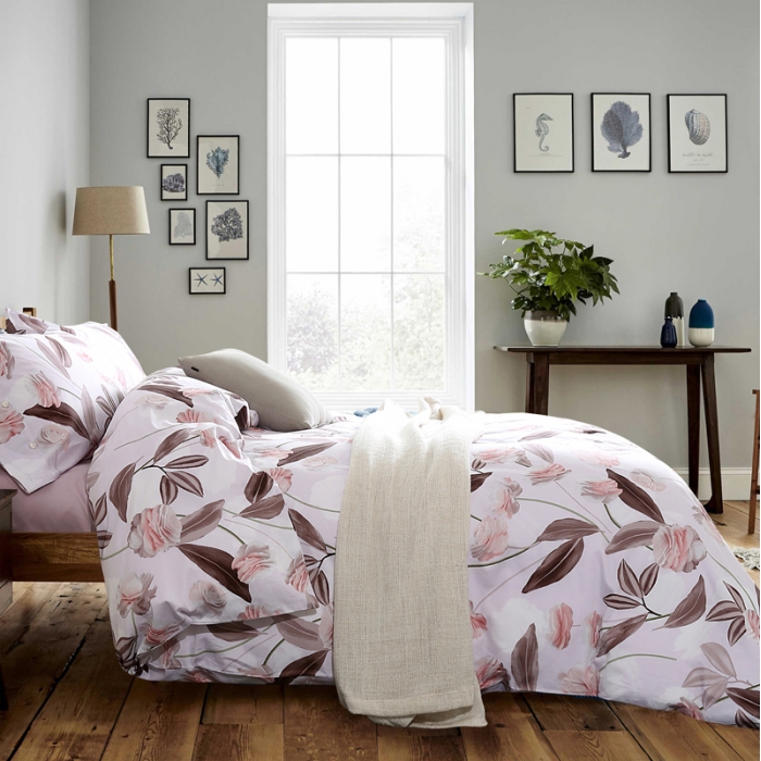 91家纺网 家纺一手货源 找家纺 太古汇家居  60长绒棉（印花）四件套 吉娜TGH026