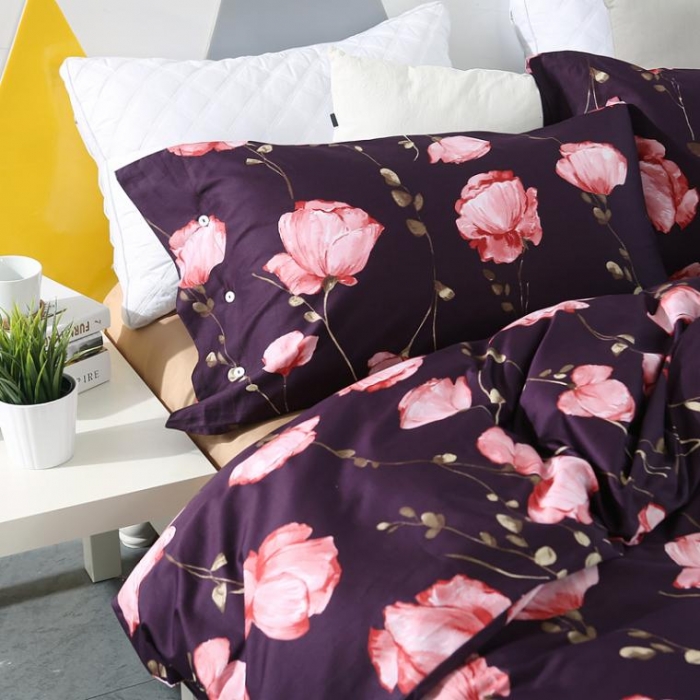 91家纺网 家纺一手货源 找家纺 太古汇家居  60长绒棉（印花）四件套 卡瑞达TGH027