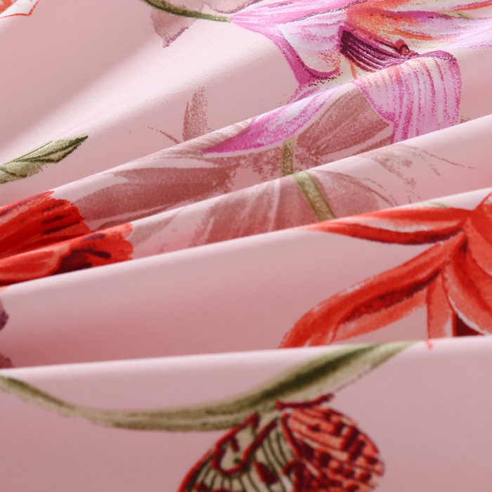 91家纺网 家纺一手货源 找家纺 太古汇家居  60长绒棉（印花）四件套 凯莉TGH016