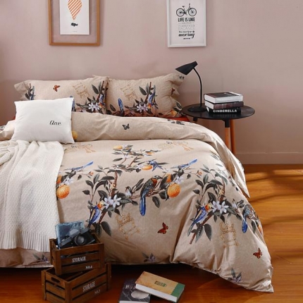 太古汇家居  60长绒棉（印花）四件套 科林TGH011