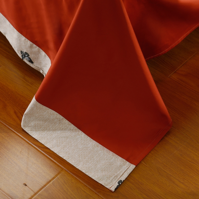 91家纺网 家纺一手货源 找家纺 太古汇家居  60长绒棉（印花）四件套 科林TGH011