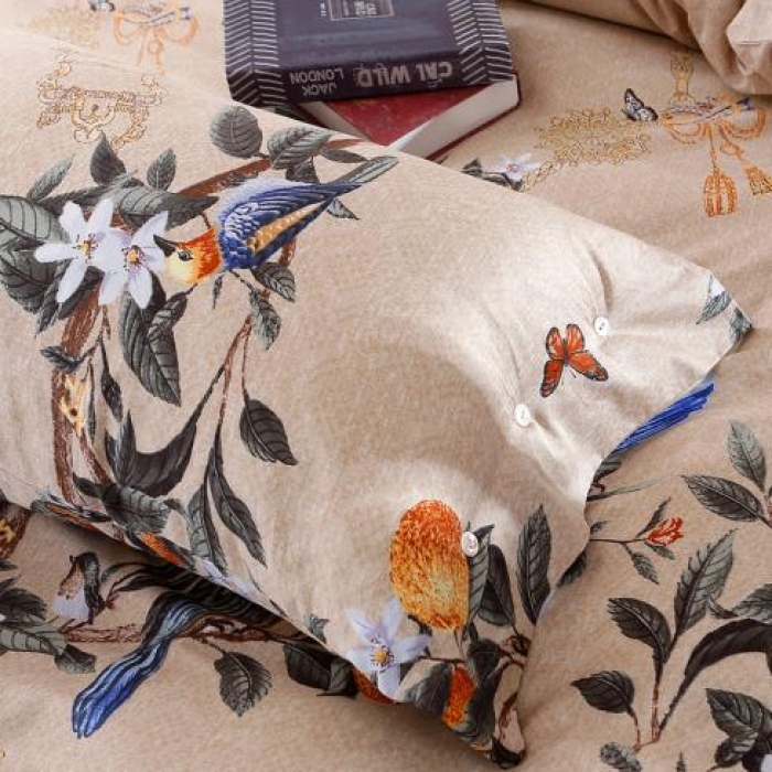 91家纺网 家纺一手货源 找家纺 太古汇家居  60长绒棉（印花）四件套 科林TGH011