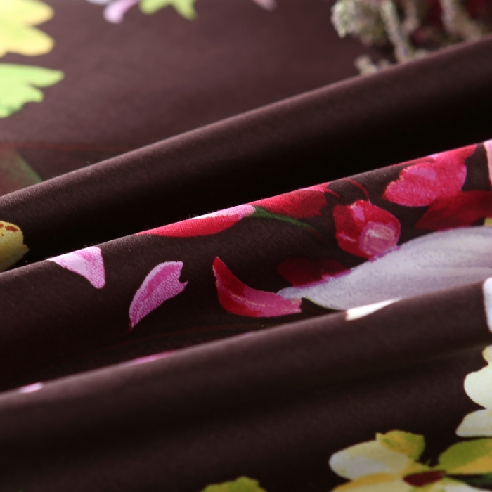 91家纺网 家纺一手货源 找家纺 太古汇家居  60长绒棉（印花）四件套 琳达TGH024