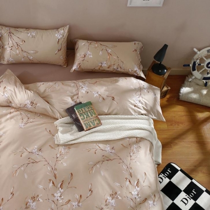 太古汇家居  60长绒棉（印花）四件套 罗琦TGH013