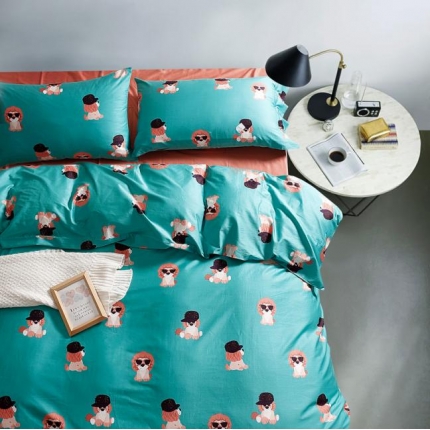 太古汇家居  60长绒棉（印花）四件套 辛巴TGH001