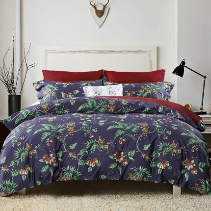 太古汇家居  60长绒棉（印花）四件套 丘吉尔TGH032