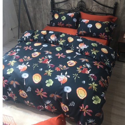 91家纺网 家纺一手货源 找家纺 太古汇家居  60长绒棉（印花）四件套 塔历亚TGH051