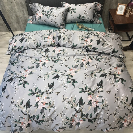 91家纺网 家纺一手货源 找家纺 太古汇家居  60长绒棉（印花）四件套 尤杜拉TGH050