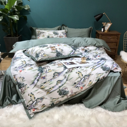 91家纺网 家纺一手货源 找家纺 （总）太古汇家居 60数码印花系列四件套