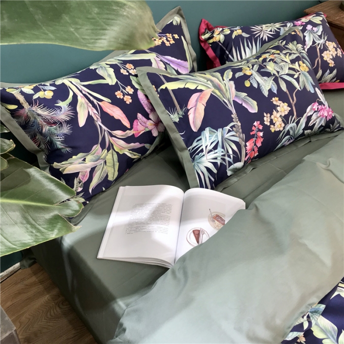 91家纺网 家纺一手货源 找家纺 太古汇家居 60数码印花系列四件套 TGH邦妮