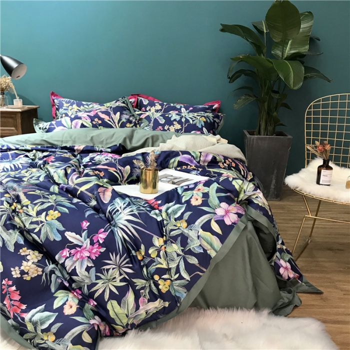 91家纺网 家纺一手货源 找家纺 太古汇家居 60数码印花系列四件套 TGH邦妮