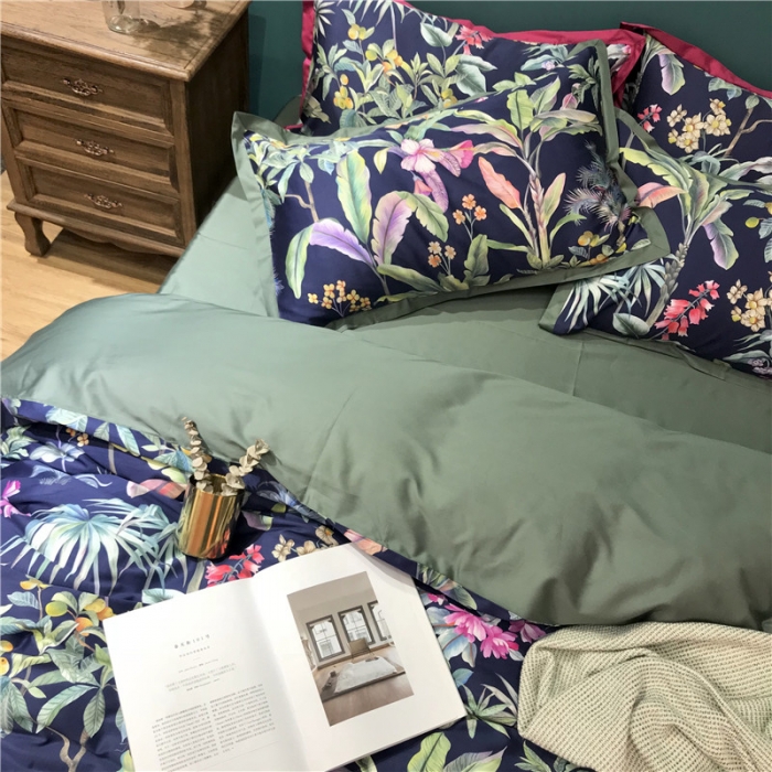 91家纺网 家纺一手货源 找家纺 太古汇家居 60数码印花系列四件套 TGH邦妮