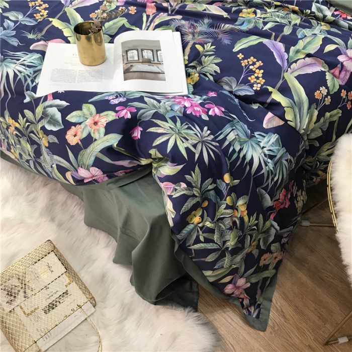 91家纺网 家纺一手货源 找家纺 太古汇家居 60数码印花系列四件套 TGH邦妮