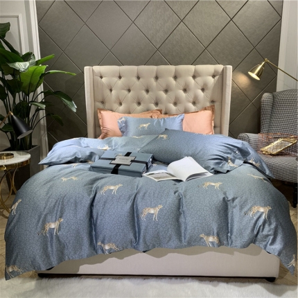 91家纺网 家纺一手货源 找家纺 （总）太古汇 2019新款60支贡缎长绒棉四件套