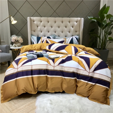 91家纺网 家纺一手货源 找家纺 （总）太古汇 2019年春夏60数码印花四件套