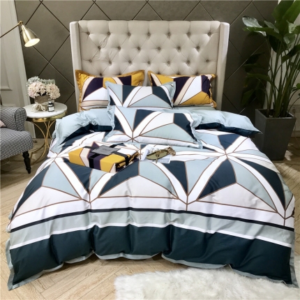 91家纺网 家纺一手货源 找家纺 （总）太古汇 2019年春夏60数码印花四件套