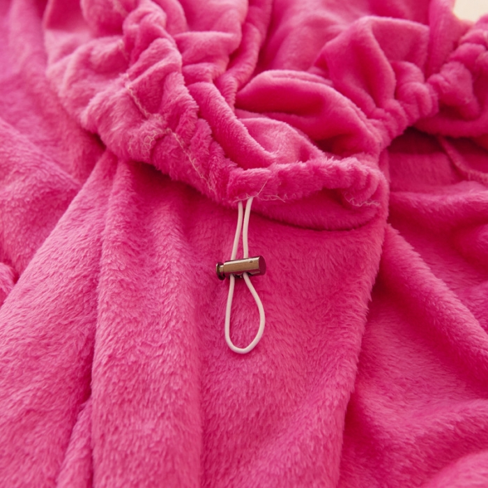 91家纺网 家纺一手货源 找家纺 简爱家纺 2025新款纯色法莱绒单床笠 玫红