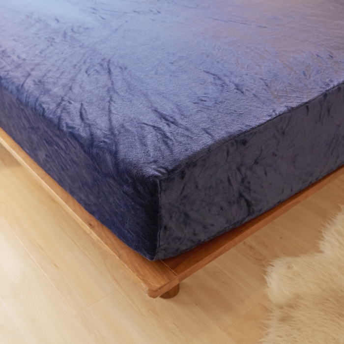 91家纺网 家纺一手货源 找家纺 （总）简爱家纺 2025新款纯色法莱绒单床笠