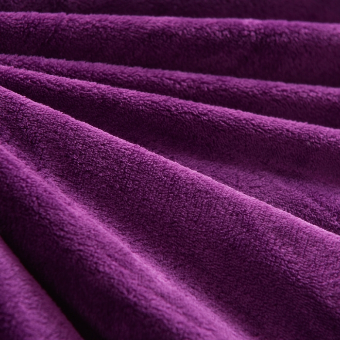 91家纺网 家纺一手货源 找家纺 简爱 2020新款双面法莱绒刺绣四件套 绒miss-深紫