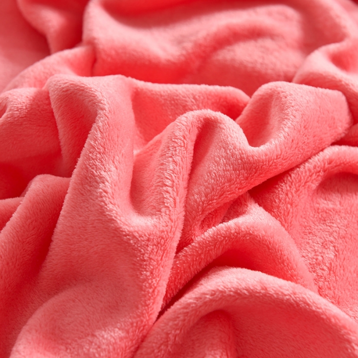 91家纺网 家纺一手货源 找家纺 简爱 2020新款双面法莱绒刺绣四件套 绒miss-夕阳红