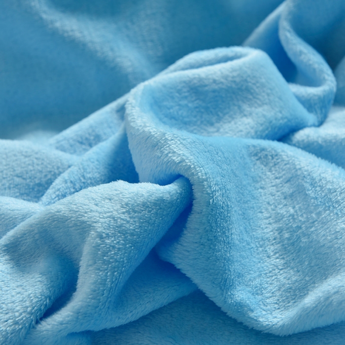 91家纺网 家纺一手货源 找家纺 简爱 2020新款双面法莱绒刺绣四件套 绒miss-湖蓝