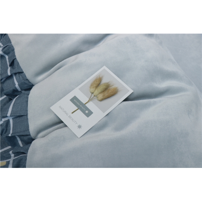 91家纺网 家纺一手货源 找家纺 青竹苑 2018韩版棉加绒全棉法莱绒四件套 格调