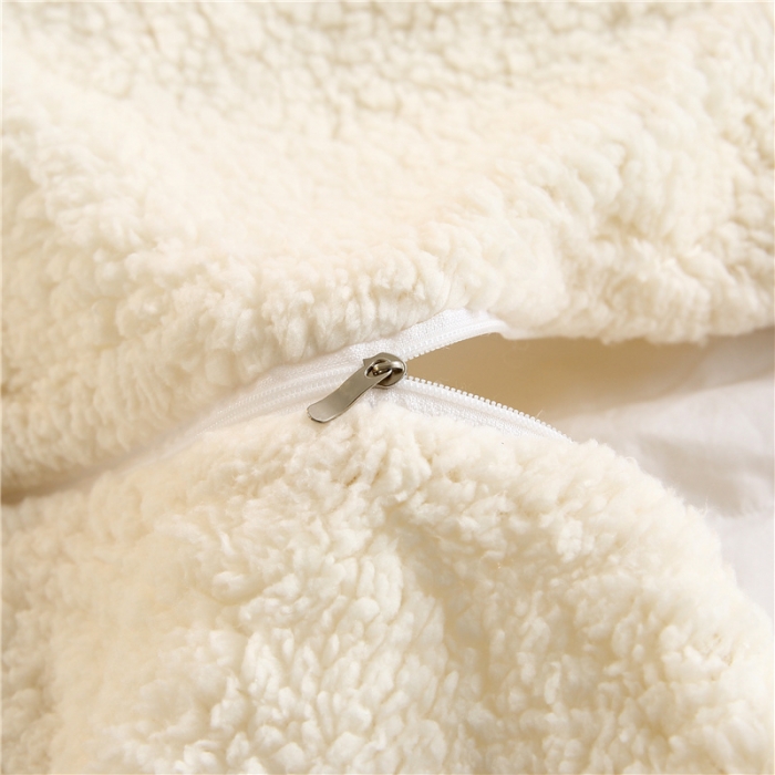 91家纺网 家纺一手货源 找家纺 青竹苑 2018多功能水晶绒羊羔绒双拼被套单品 优雅蓝