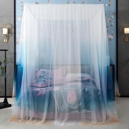 91家纺网 家纺一手货源 找家纺 （总）青竹苑 2019新款L13落地宫廷蚊帐