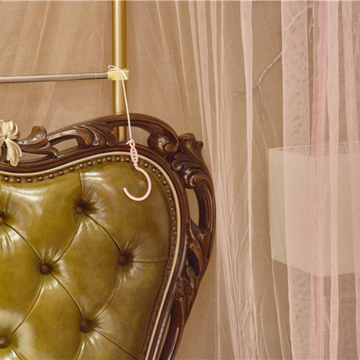 91家纺网 家纺一手货源 找家纺 青竹苑 2019新款G38D铝合金导轨蚊帐 粉色