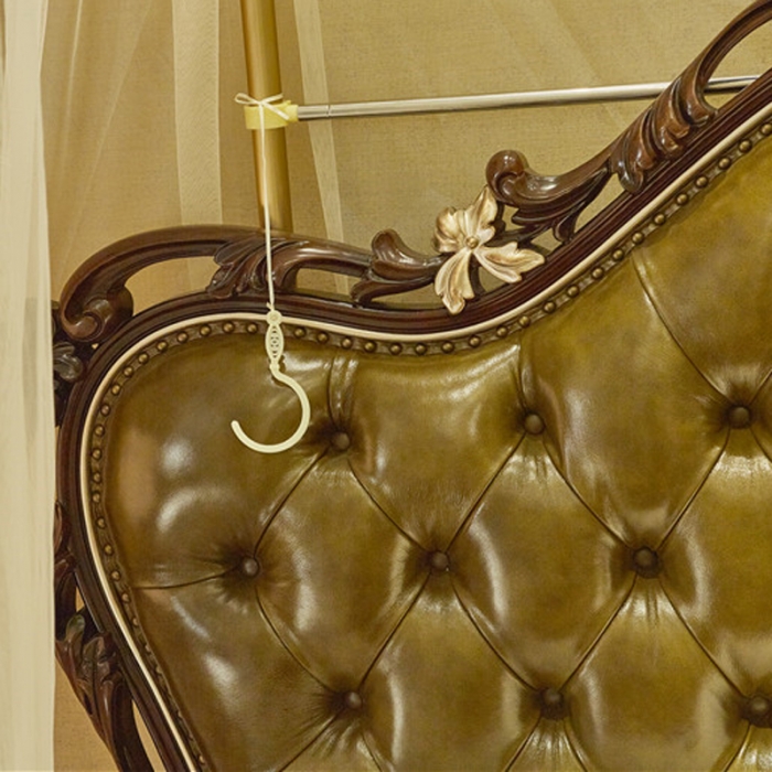 91家纺网 家纺一手货源 找家纺 青竹苑 2019新款G38D铝合金导轨蚊帐 米黄