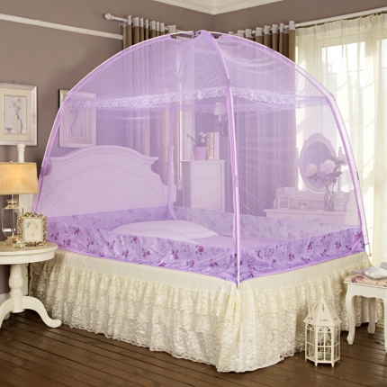 91家纺网 家纺一手货源 找家纺 （总）青竹苑 2019新款M002加高防蚊蒙古包蚊帐